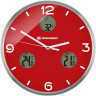 Часы настенные BRESSER MyTime io NX Thermo/Hygro, 30 см, красные 76462